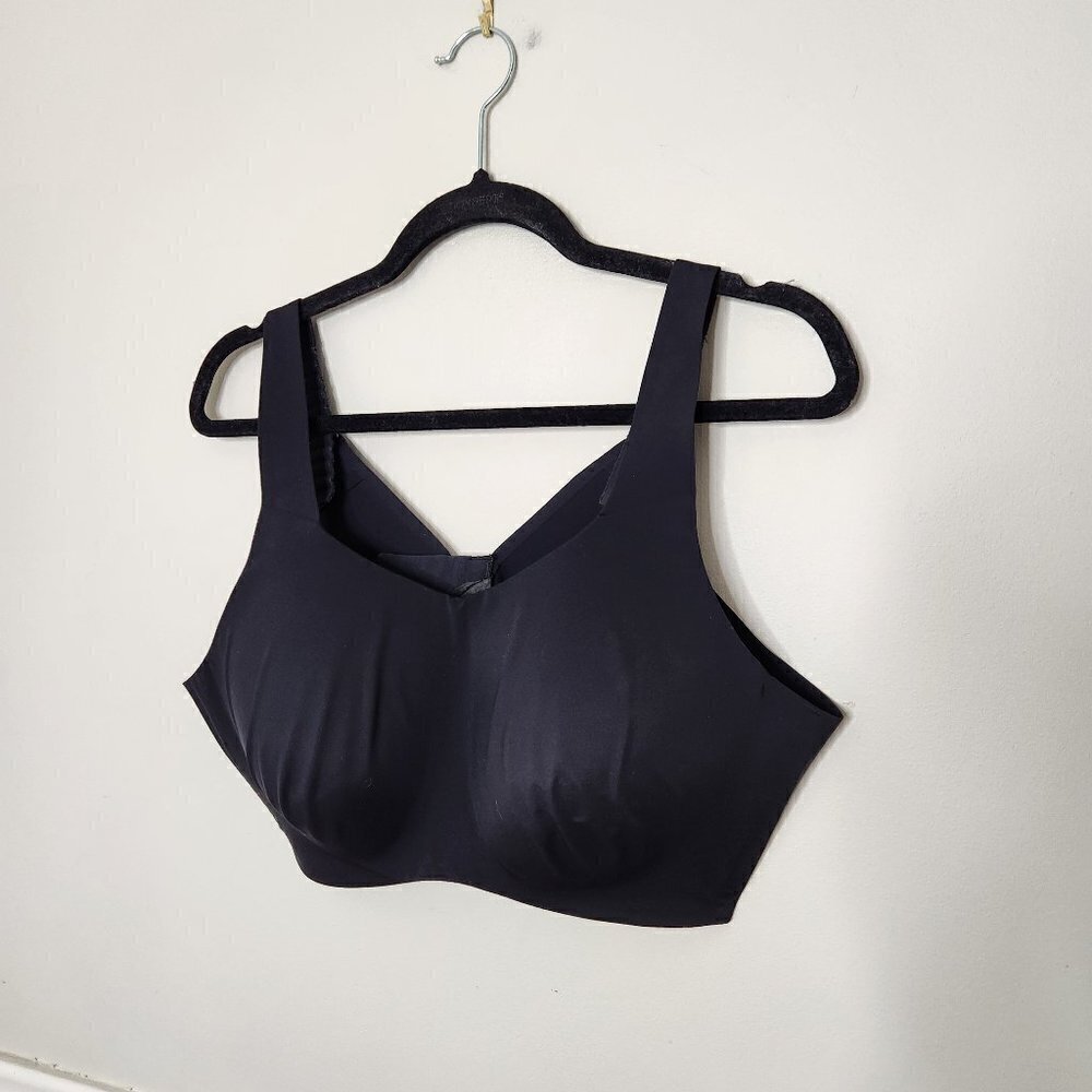 KNIX Black WingWoman Wireless Wide Strap Bra